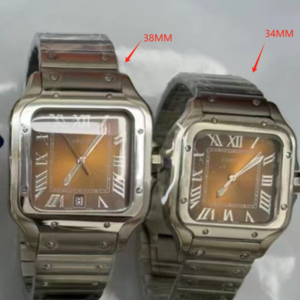 Replica Cartier Santos 904l Stainless Steel Automatic Mechanical Watch 34mm 38mm