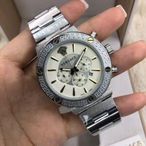 Replica Versace 904l Stainless Steel Quartz Watch 44MM
