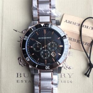 Replica Burberry 904l Stainless Steel Quartz Watch 42MM