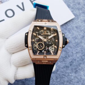 Replica Hublot 904l Stainless Steel Automatic Mechanical Watch 46MM