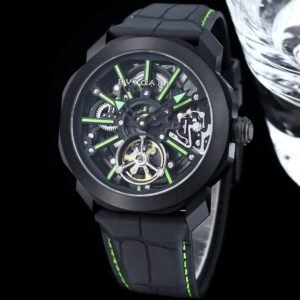 Replica BVLGARI 904l Stainless Steel Automatic Machine Watch 44MM