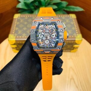 Replica Richard Mille Carbon Fiber Automatic Machine 7750 Movement Watch 42MM