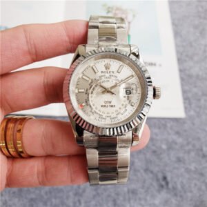 Replica Rolex Sky Dweller 904l Stainless Steel Automatic Mechanical Watch 40mm