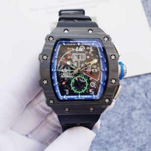 Replica Richard Mille Carbon Fiber Automatic Machine Watch 44MM