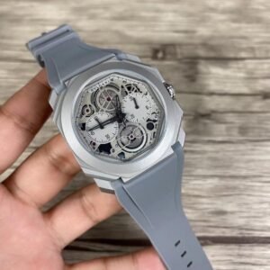 Replica BVLGARI 904l Stainless Steel Quartz Watch 42MM