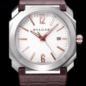 Replica BVLGARI 904l Stainless Steel Automatic Machine Watch 42MM