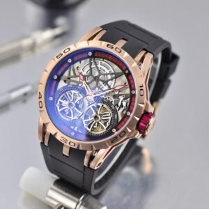 Replica Roger Dubuis 904l Stainless Steel Automatic Machine Watch 46MM