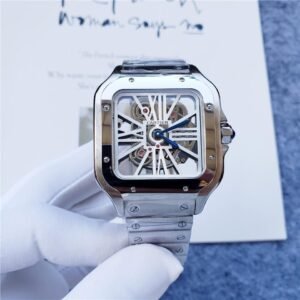 Replica Cartier Santos 904l Stainless Steel Quartz Watch 38mm